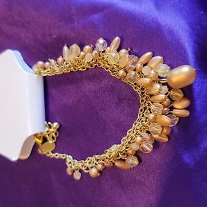 SOLD OUT Gorgeous BOHO Gold Beaded Bracelet